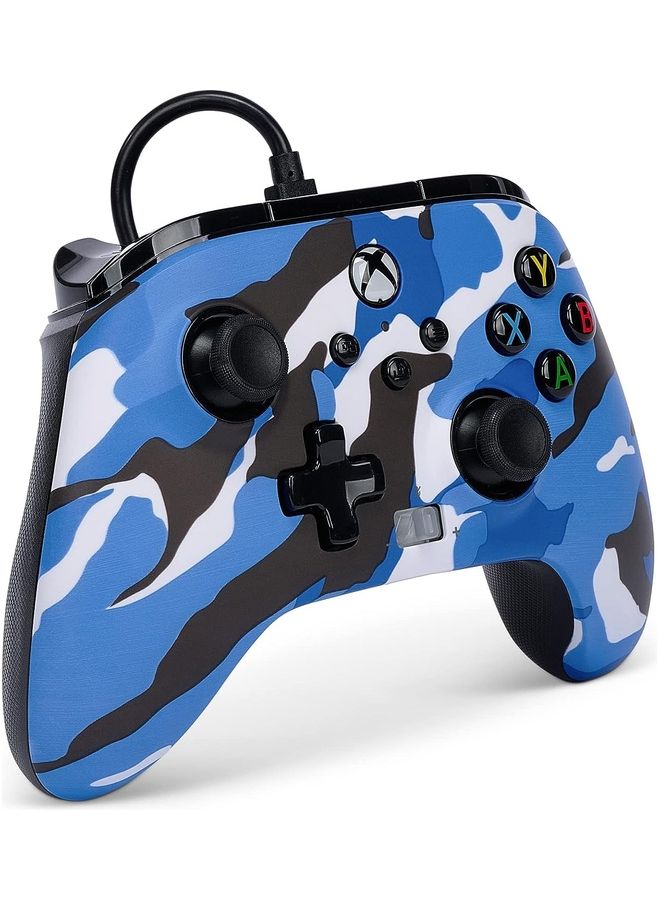 باور أيه - وحدة التحكم السلكية المحسنة PowerA لجهاز Xbox Series X|S - أزرق - Image 1