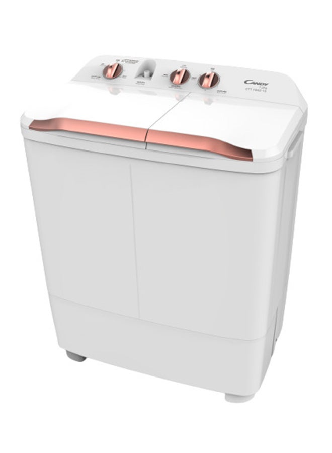 CANDY Twin Tub Washing Machine 7 kg CTT 75WZ-19 White - Image 1