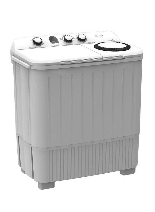 Hisense - Twin Tub Washing Machine With Air Intake Spin Cover WSBE901 White - Image 1