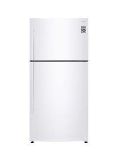 LG Double Door Refrigerator 13.4Cu.ft, Freezer 4.6Cu.ft, Multi Air Flow, Inverter 510 L LT19CBBWIN White  - Image 1
