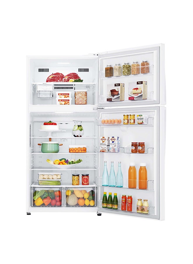 Double Door Refrigerator 14.8Cu.ft, Freezer 6.1Cu.ft, Smart Inverter 591 L LT22CBBWIN White - v1690954114/N53424633A_6