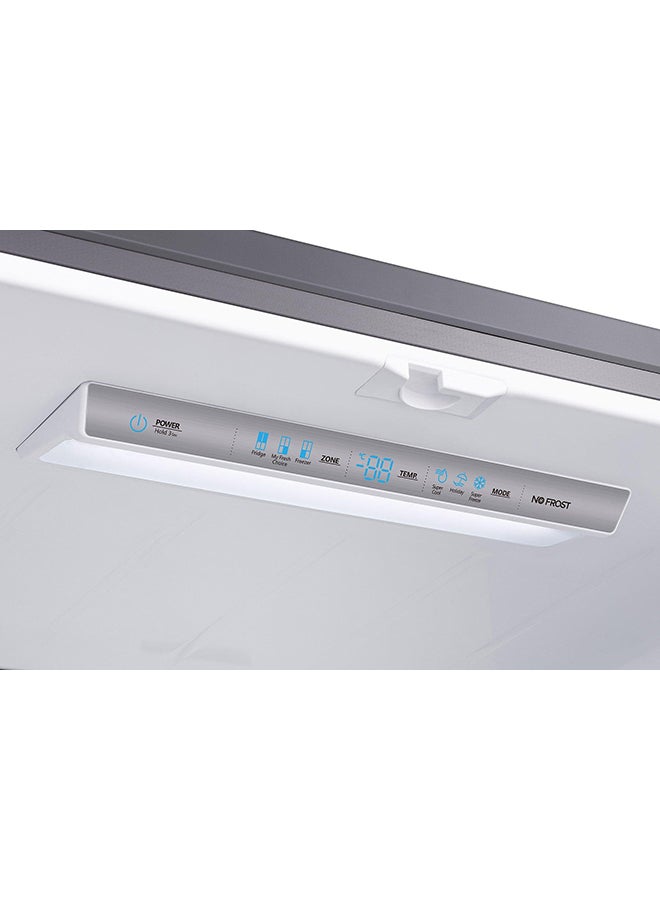 Hisense - Side By Side 4-Door Refrigerator 13.8Cu.ft, Freezer 6.7Cu.ft RQ72W2NR Silver - Image 1