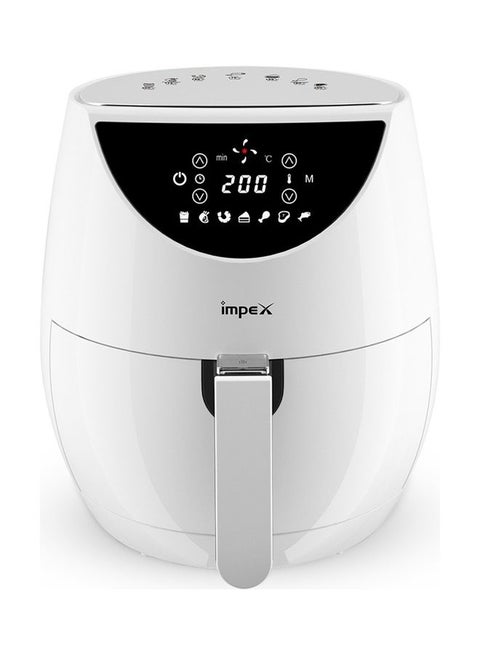 Digital Air Fryer With Detachable Non-Stick Basket, Auto Power Cut-off And Adjustable Temperature Control 3.5 L 1500 W AF 4301 White