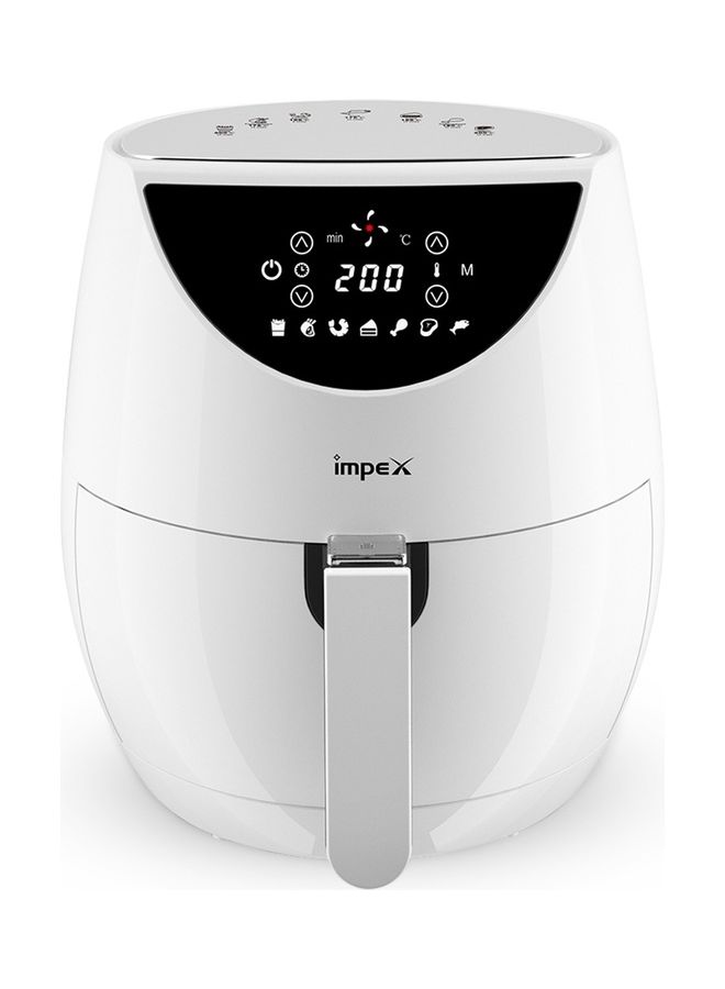 Impex - Digital Air Fryer With Detachable Non-Stick Basket, Auto Power Cut-off And Adjustable Temperature Control 3.5 L 1500 W AF 4301 White - Image 1