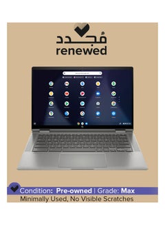 Renewed - 2-in-1 Chromebook With 14-Inch Touch Screen Display,Intel Core i3/8GB RAM/64GB eMMC Flash Memory English Silver