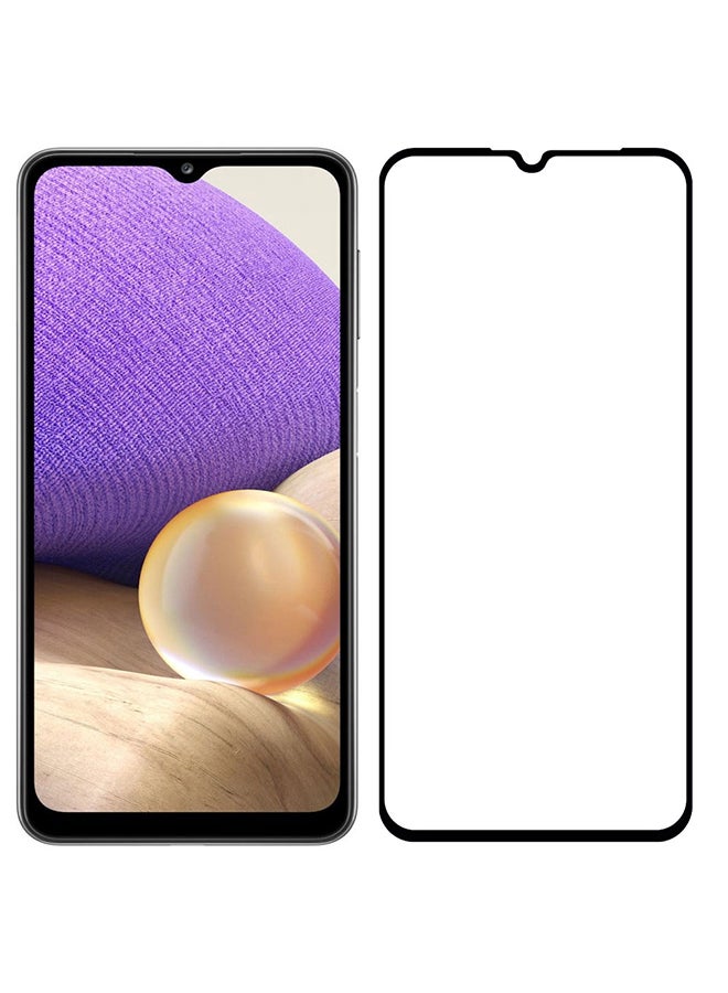مارجون Samsung Galaxy A32 5G Screen Protector Tempered Glass Full Glue Back Black Side - Image 3