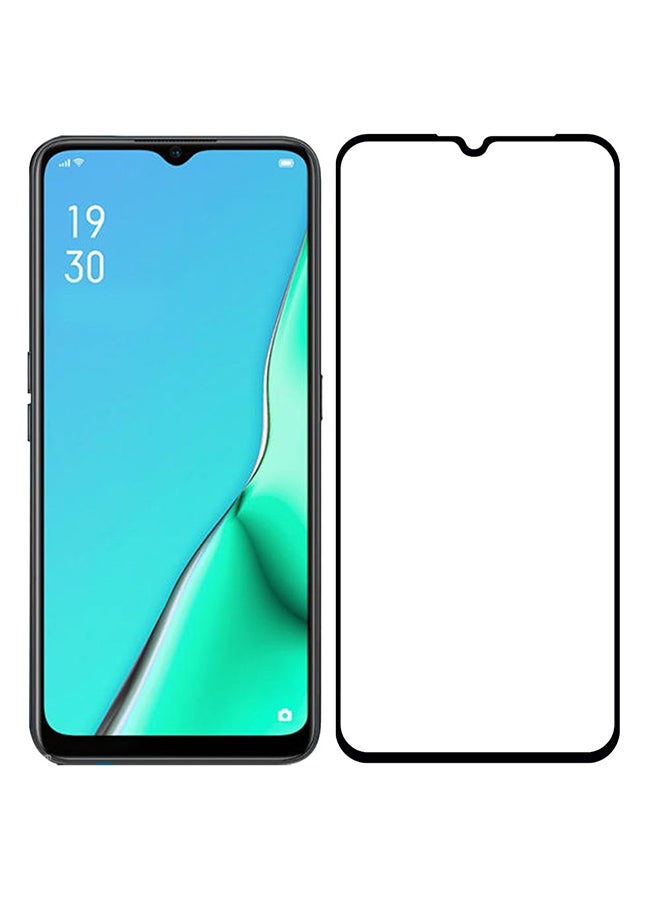 MARGOUN Oppo A11 Screen Protector Tempered Glass Full Glue Back Black Side - Image 3