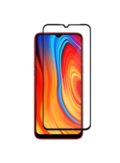 مارجون Realme C3I Screen Protector Tempered Glass Full Glue Back Black Side  - Image 2