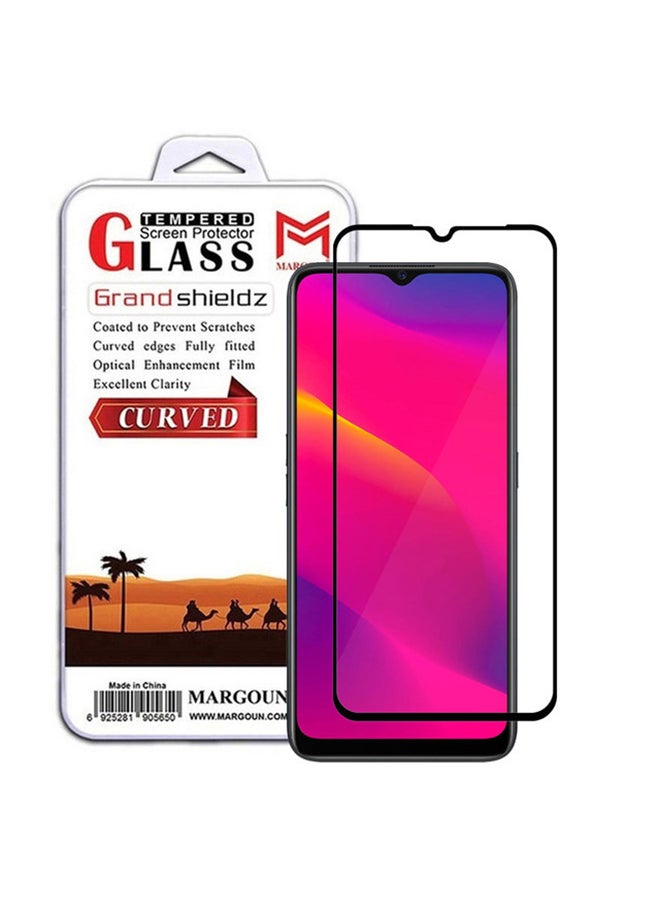 MARGOUN Oppo A5-2020 Screen Protector Tempered Glass Full Glue Back Side Black - Image 1