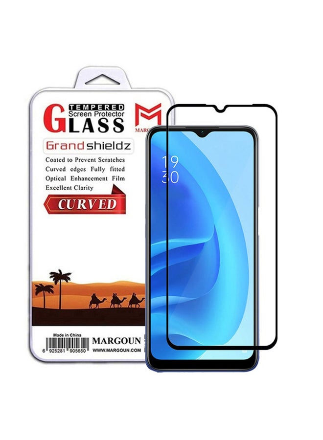 MARGOUN Oppo A53s 5G Screen Protector Tempered Glass Full Glue Back Side Black - Image 1
