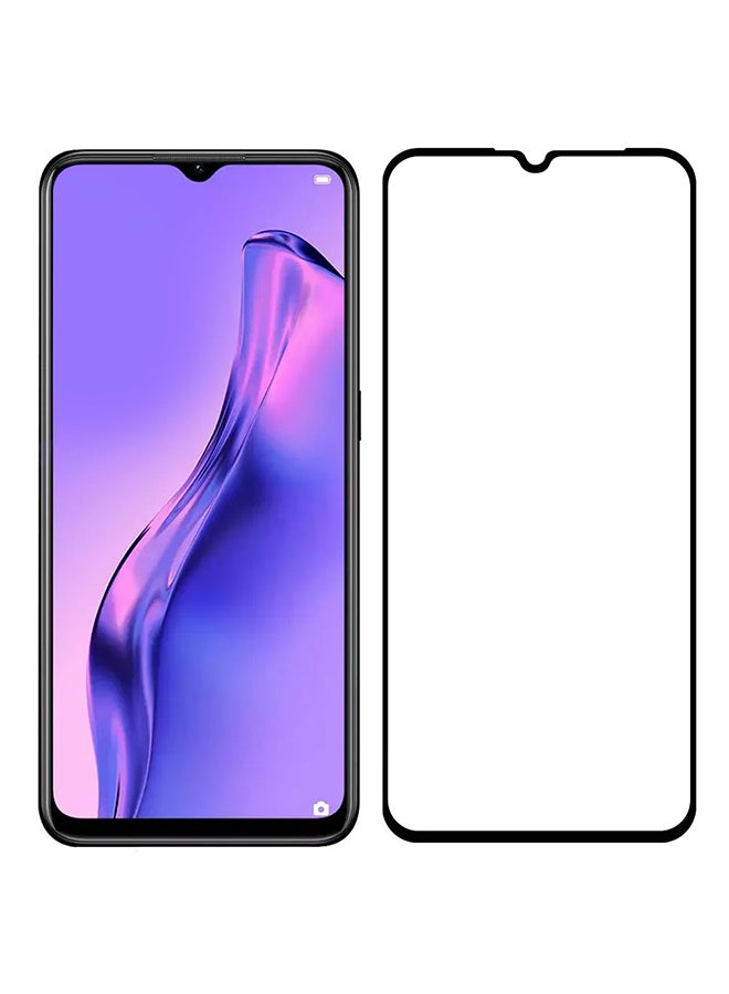 MARGOUN Oppo A8 Screen Protector Tempered Glass Full Glue Back Black Side - Image 3