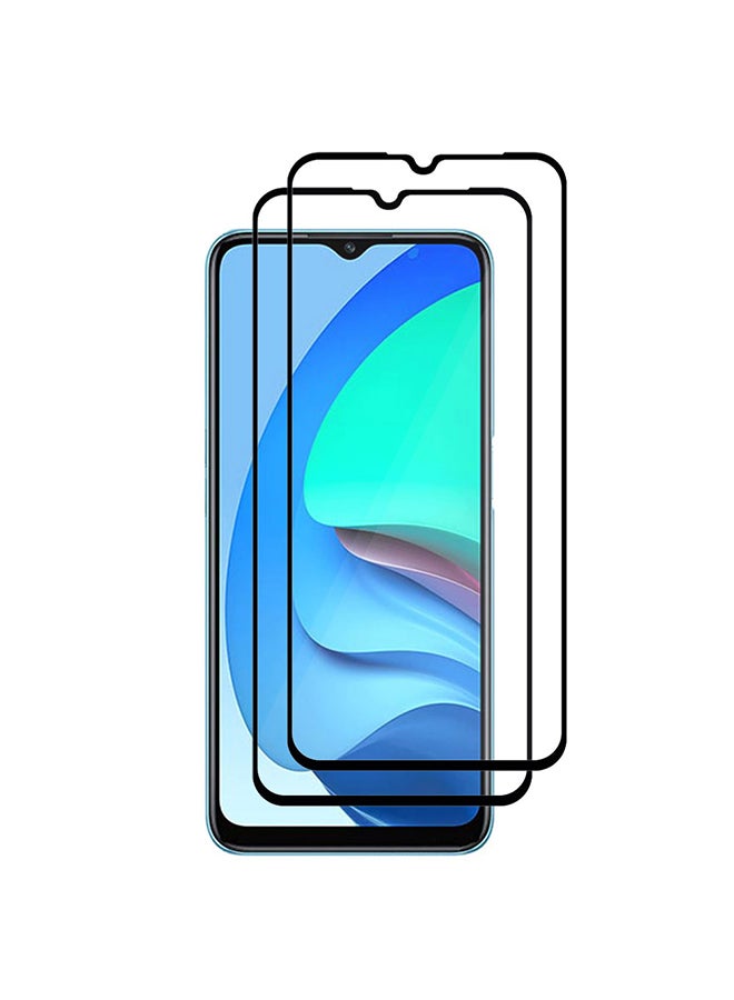 MARGOUN 2 Pack For Oppo A56 5G Screen Protector Tempered Glass Full Glue Back Black Side - Image 2