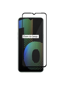 مارجون Realme Narzo 10 Screen Protector Tempered Glass Full Glue Back Black Side  - Image 2