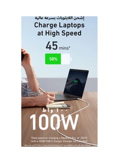آنكر كابل USB-C إلى USB-C 100 وات، 1.8 متر، للأجهزة المزودة بمنفذ USB-C، PowerLine III  - Image 2