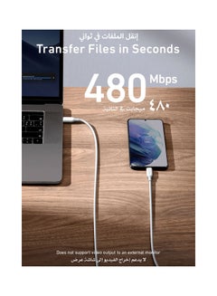 آنكر كابل USB-C إلى USB-C 100 وات، 1.8 متر، للأجهزة المزودة بمنفذ USB-C، PowerLine III  - Image 5