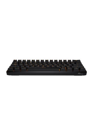 Royal Kludge Rk61 Tri-Mode Rgb 61 Keys Hot Swappable Black Mechanical Keyboard - Red Switch - v1690961937/N53424997A_1