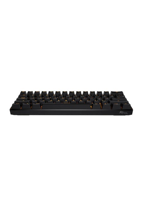 Royal Kludge Rk61 Tri-Mode Rgb 61 Keys Hot Swappable Black Mechanical Keyboard - Red Switch