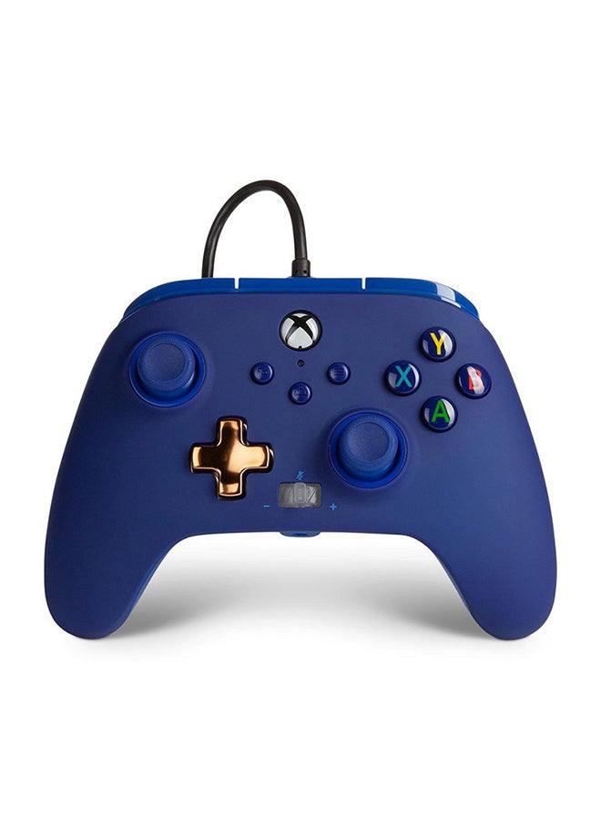 PowerA PowerA Enhanced Wired Controller for Xbox Series X|S - Midnight Blue  - Image 1