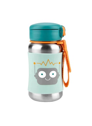 Toddler Sippy Cup With Straw, Sparks Stainless Steel Straw Bottle, Robot - v1690965236/N53407212A_1