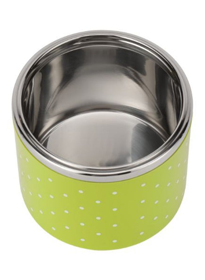 Royalford - Single Layer Lunch Box With Double Handle Green 630ml - Image 1