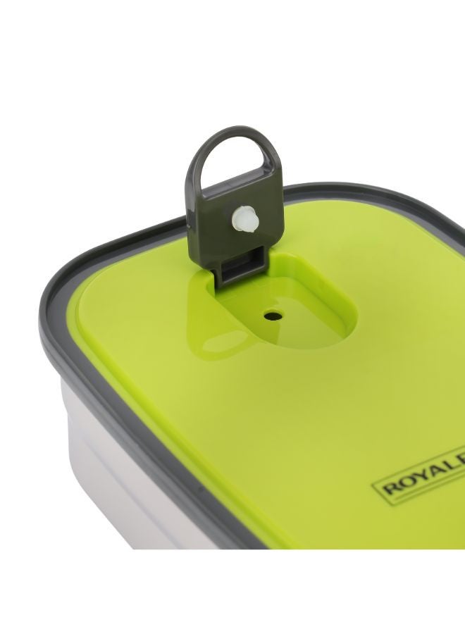Royalford Rectangular Stainless Steel Food Container Assorted Colors 680ml  - Image 5
