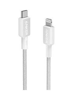 PD To Lightning Cable For Apple Devices, iPhones, iPads, 0.9 Meters, 322 USB-C To Lightning Cable White