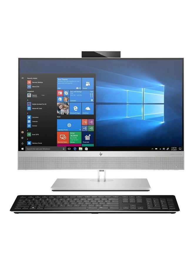HP EliteOne 800 G6 AIO PC With 23.8-Inch Display, Core i5-10500 Processor/8GB RAM/256GB SSD/Intel UHD Graphics 630/Windows 10 Pro English/Arabic Silver - Image 1