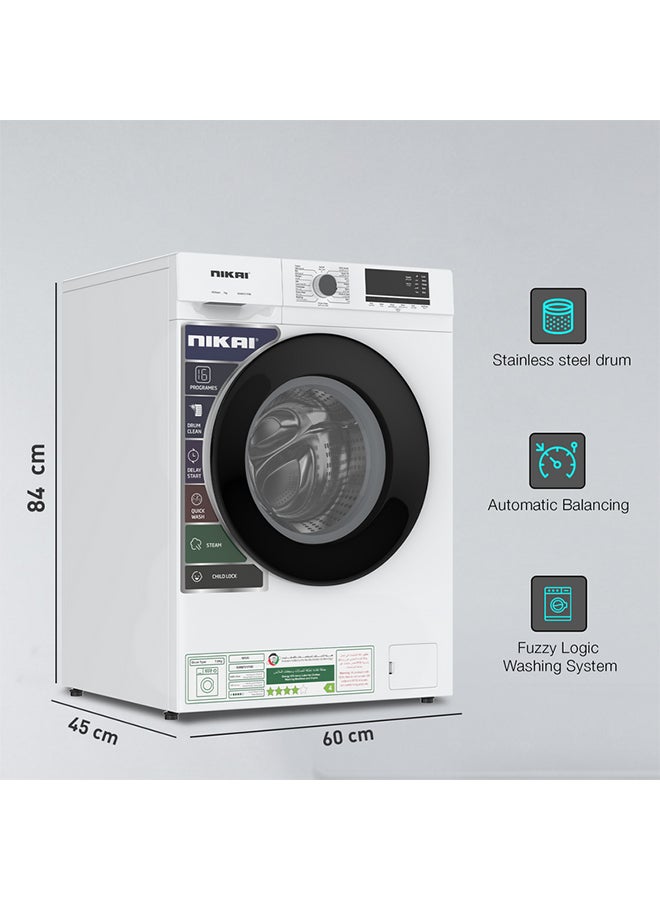 Front Load Fully Automatic Washing Machine 7 kg NWM701FN9 White 