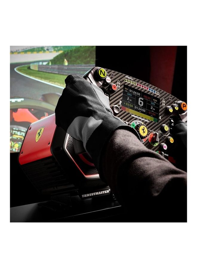 ثروستماستر عجلة سباق ثروستماستر T818 فيراري SF1000، دفع مباشر، عجلة سباق مع ردود فعل قوى لمحاكاة السباقات للكمبيوتر، مرخصة رسميًا من فيراري (الكمبيوتر) - Image 2