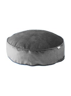 REGAL IN HOUSE Round Velvet Bean Bag Velvet Dark Grey 60x20cm 