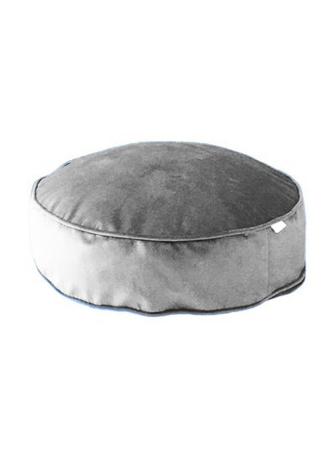 ريغال إن هاوس - بين باغ دائري الشكل من مخمل رمادي 60x20سم - Image 1