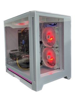 فرست بلاير جهاز كمبيوتر TMD WOLF Pro للألعاب، معالج Core i5-10400F، ذاكرة وصول عشوائي (RAM) سعة 16 جيجابايت (2X8)، محرك أقراص SSD سعة 1 تيرابايت، نظام تشغيل Windows 10 Pro، بطاقة رسومات NVIDIA GeForce GTX 1650 مع مراوح RGB باللون الرمادي  - Image 1
