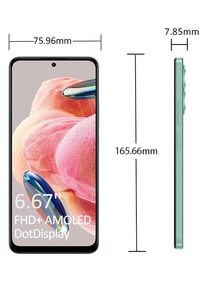 Xiaomi - Redmi Note 12 Dual Sim Mint Green 8GB RAM 256GB 4G - Global Version - Image 1