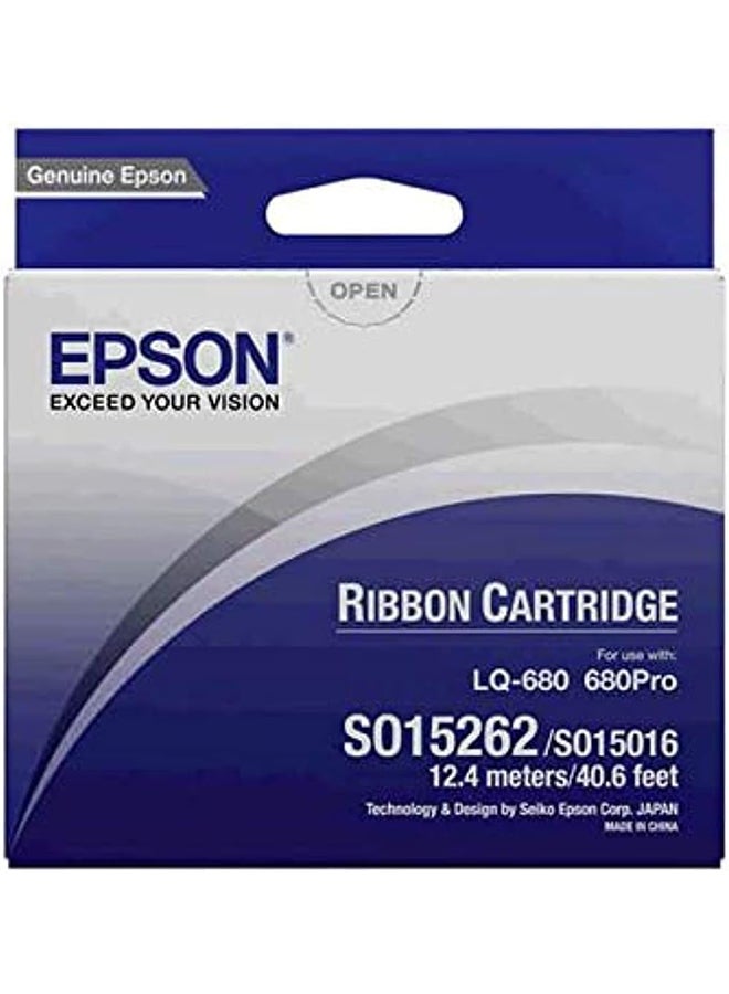 EPSON Ribbon Cartridge (LQ-680) Black 