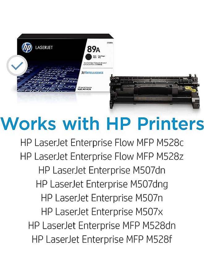 HP 89A CF289A Toner Cartridge Black - Image 2