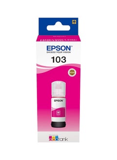 EPSON 103 Ecotank Ink Bottle, Ink For Printer Refill, 65ml Magenta  - Image 2