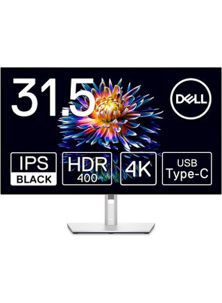 UltraSharp 32" 4K USB-C Hub LCD IPS Monitor, 4K 3840 x 2160 at 60Hz Resolution, 5ms GtG Fast Response Time, 1.07B Colors, KVM Switch, RJ45 LAN Port, HDMI, 2x DisplayPort, 3x USB-C, 5x USB 3.2, 90W Power Delivery, HDR Support, Anti-Glare, Adjustable Stand, VESA Mountable, Integrated Speakers, Flicker-Free, ComfortView Plus, 178°/178° Wide Viewing Angle, Height/Swivel/Tilt/Pivot Adjustments | U3223QE Black - v1691044963/N53425084A_1