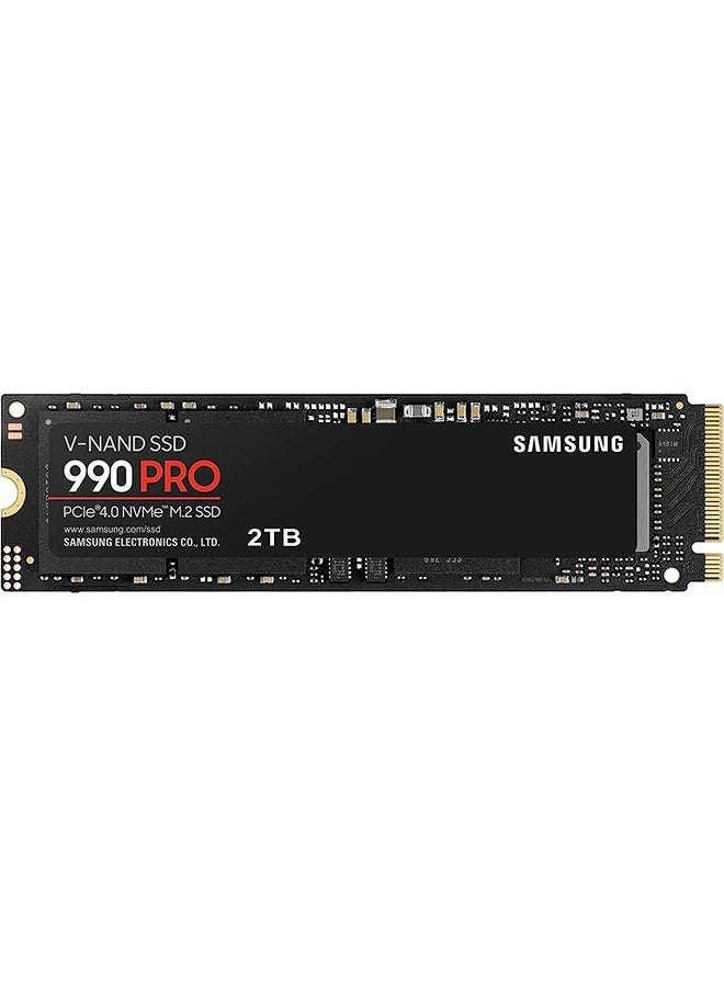 سامسونج - سلسلة 990 PRO-PCIe Gen4. X4 NVMe 2.0c - M.2 SSD داخلي (MZ-V9P2T0B/AM) - Image 1