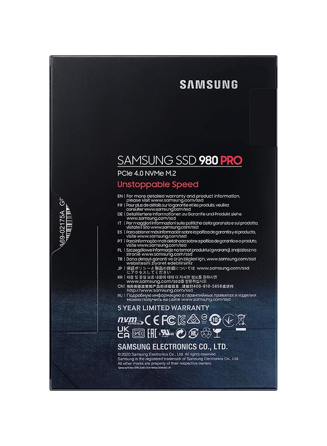Samsung - 980 PRO PCIe 4.0 (bis zu 7.000 MB/s) NVMe M.2 (2280) Internes Solid State Drive (SSD) (MZ-V8P1T0BW) 1 TB - Image 1