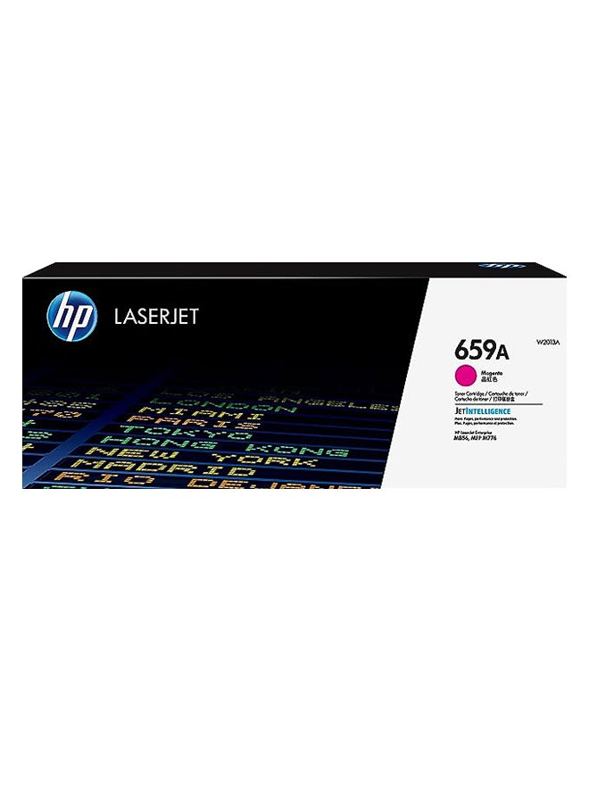 HP W2013A 659A Original LaserJet Toner Cartridge, Single Pack Magenta - Image 1