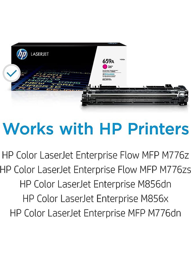 HP W2013A 659A Original LaserJet Toner Cartridge, Single Pack Magenta - Image 2
