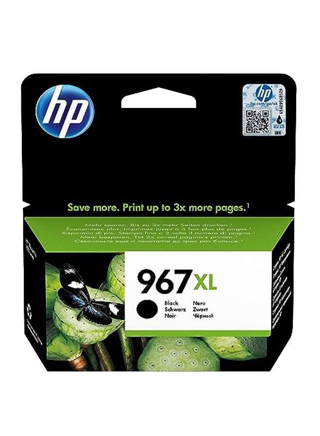 HP - 3JA31AE 967XL Extra High Yield Original Ink Cartridge Black - Image 1