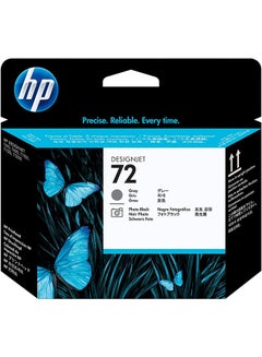 HP Original C9380A 72 Gray and Photo DesignJet Printhead Gray, Photo Black 
