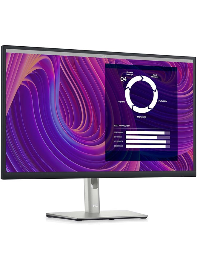 DELL - P2723D Monitor - 26.96-inches QHD (2560 x 1440) 60Hz Display, sRGB 99%, 5ms Response Time, HDMI/DP/USB 3.2 Gen 1 Connectivity, Height/Tilt/Swivel/Pivot Adjustability, 16.7 Million Colors - ‎Black, Silver - Image 1