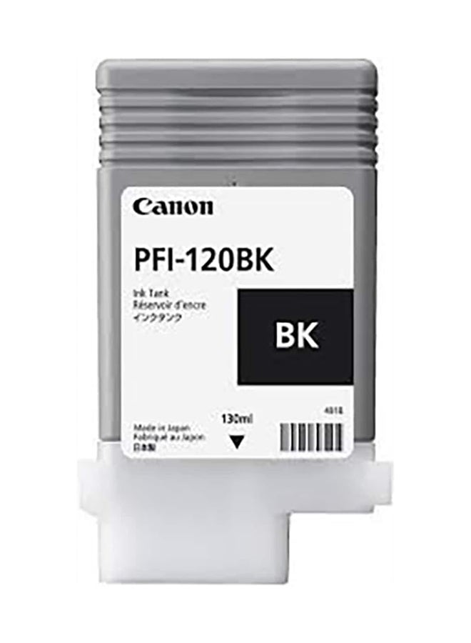 Canon PFI-120BK Pigment Ink Tank 130ml in Retail Packaging Black - Image 1