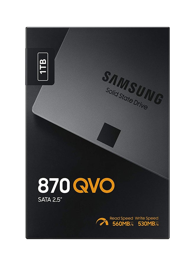 سامسونج - محرك الأقراص ذو الحالة الصلبة 870 QVO SATA 2,5 Zoll Internes (SSD) (MZ-77Q1T0BW) - Image 1