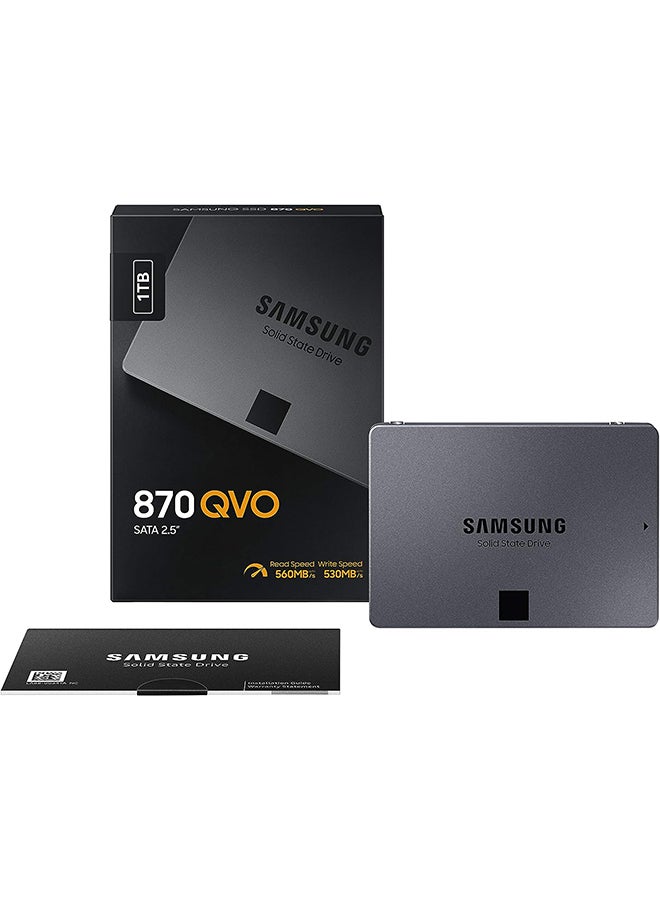 سامسونج - محرك الأقراص ذو الحالة الصلبة 870 QVO SATA 2,5 Zoll Internes (SSD) (MZ-77Q1T0BW) - Image 1