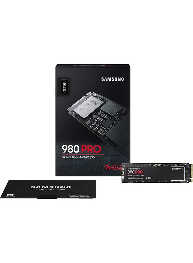 Samsung - 980 PRO PCIe 4.0 (7000 MB/s) NVMe M.2 (2280) Internes Solid State Drive (SSD) (MZ-V8P2T0BW) 2 TB - Image 1