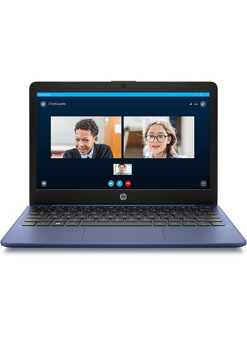 Stream 11-ak0010nr Laptop With 11.6-Inch Display, Celeron N4000 Processor/4GB RAM/32GB Emmc/Intel UHD Graphics 600/Windows 10 Home English Royal Blue