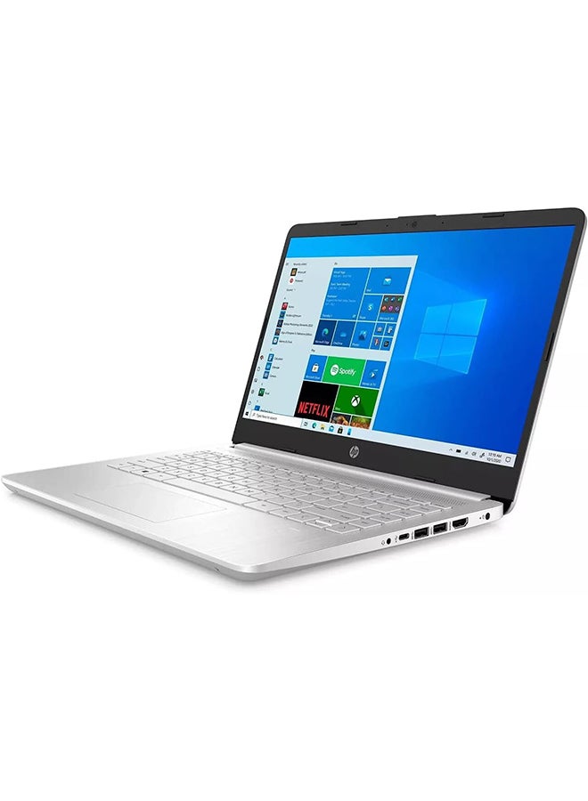 HP - 14-dq2031tg (Upgraded Version) Laptop With 14-Inch Display, Core i3-1125G4 Processor/4GB RAM/128GB SSD/Intel UHD Graphics/Windows 11 Home English Silver - Image 1